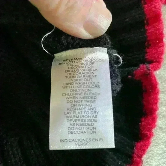 Christmas Sweater Cardigan Full Zip Mercer Street Studio Size M Santa Snowman - Picture 4 of 9